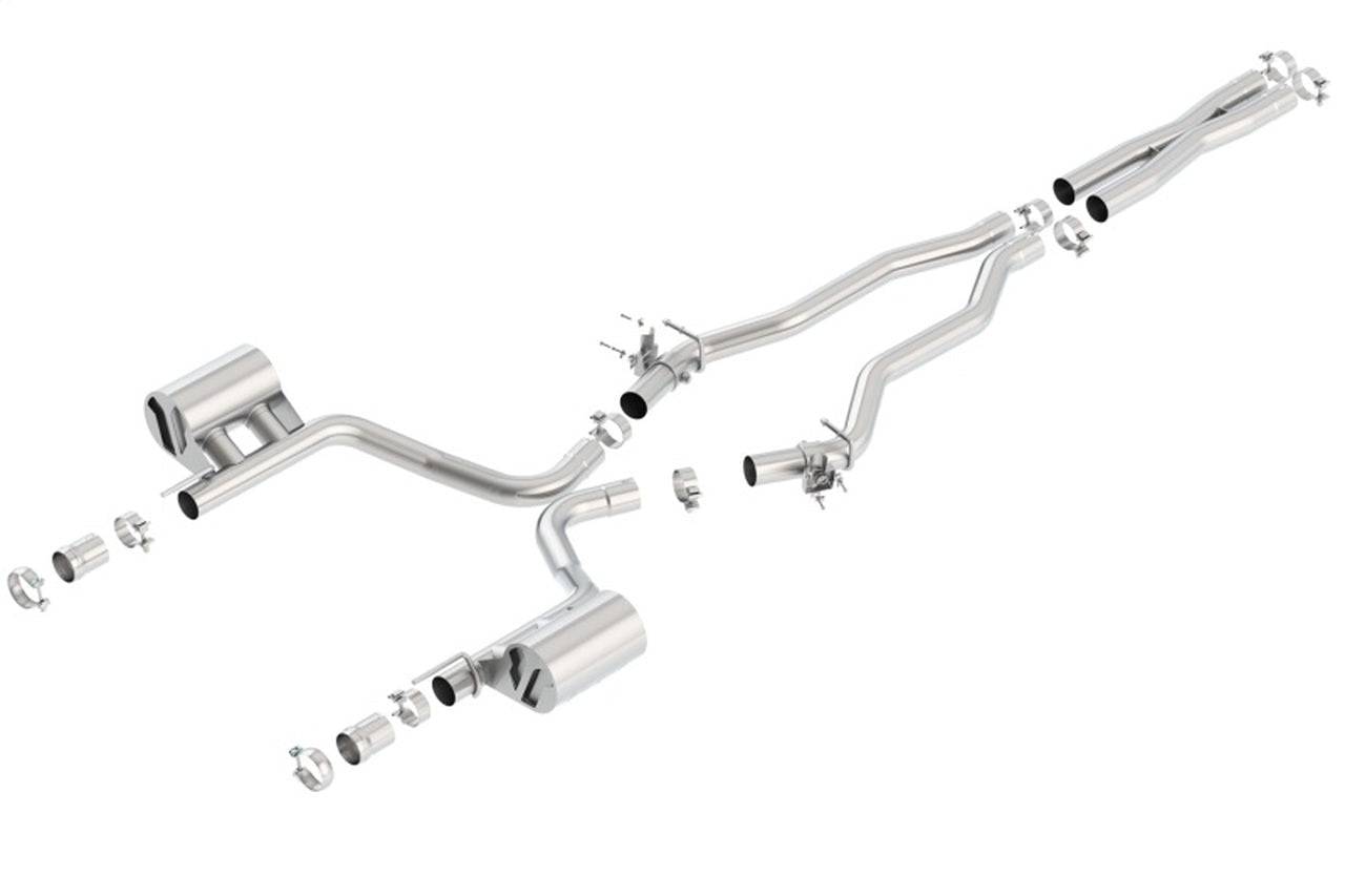 Borla 2015 Dodge Challenger SRT/392 Hemi 6.4L V8 ATAK Catback Exhaust w/ Valves Factory Bezel - Mammoth Racing -