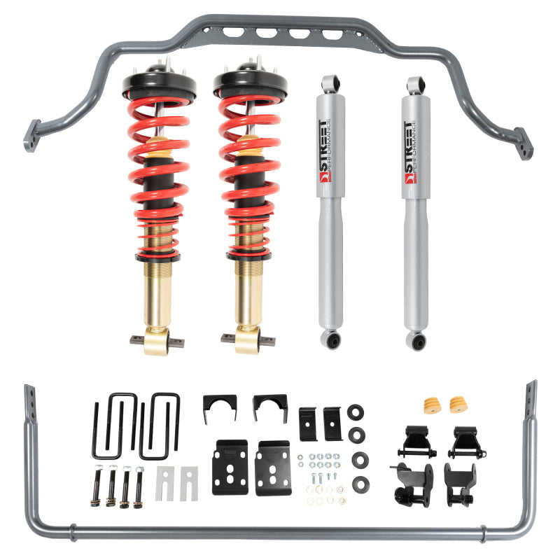 Belltech 21+ Ford F-150 2WD Performance Handling Kit (1-3.5in Front/4.5in Rear Drop ) - Mammoth Racing -