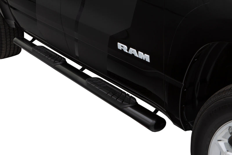 Lund 10-17 Dodge Ram 2500 Crew Cab 4in. Oval Straight Steel Nerf Bars - Black - My Store