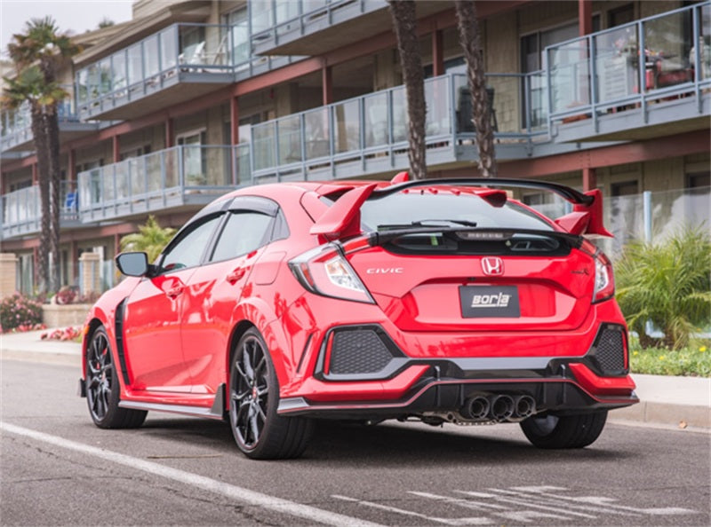 Borla 17-18 Honda Civic Type R 2.0L 2.75in Atak Adjustable Catback Exhaust (Carbon Fiber Black Tip) - My Store