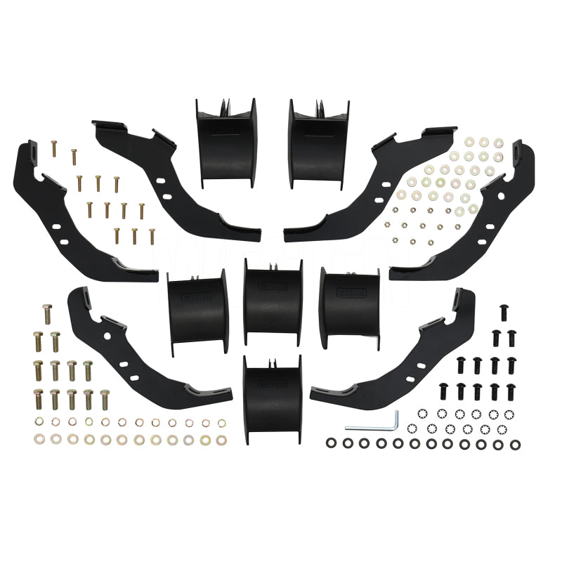 Westin 21-22 Ford Bronco (4-Door) PRO TRAXX 5 Oval Nerf Step Bars - Textured Black - Mammoth Racing -