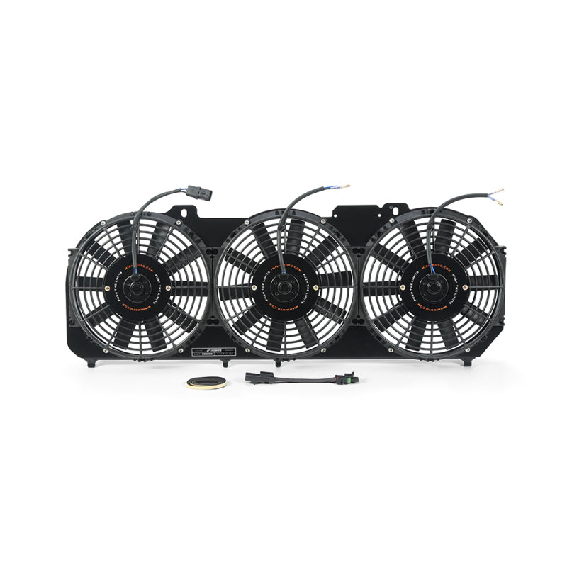 Mishimoto 89-01 Jeep Cherokee XJ 4.0L Performance Aluminum Fan Shroud w/ Controller - Black - Mammoth Racing -