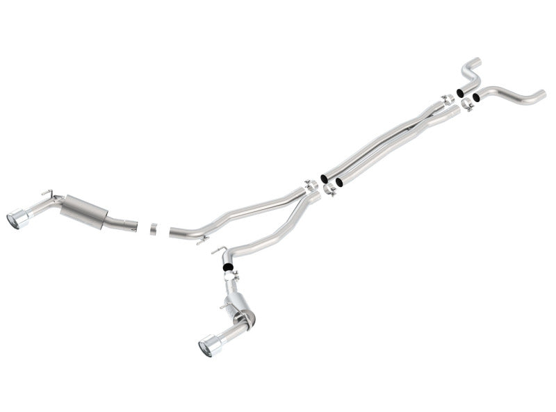 Borla 14-15 Chevy Camaro SS 6.2L V8 Single Split Rear Exit S-Type Catback Exhaust - My Store