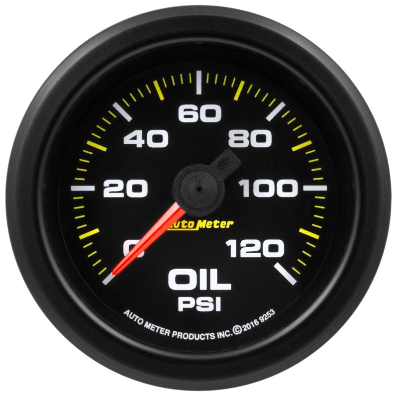 Autometer Extreme Environment 2-1/16in 120psi Stepper Motor Oil Pressure Gauge w/ Warning Light - My Store