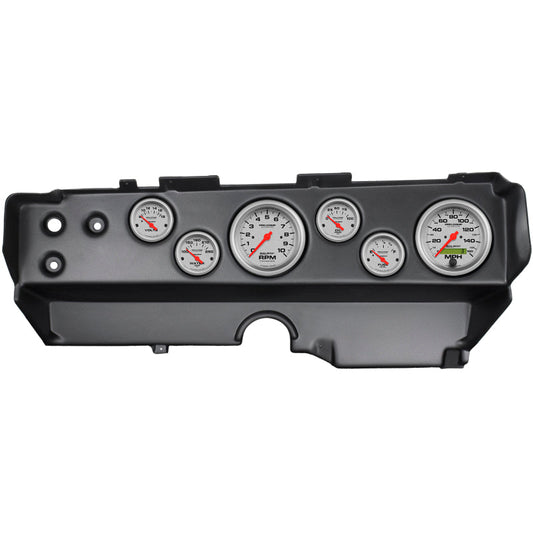 Autometer Ultra-Lite 70-74 E-Body/Cuda/Challenger Dash Kit 6pc Tach / MPH / Fuel / Oil / Wtmp / Volt - My Store