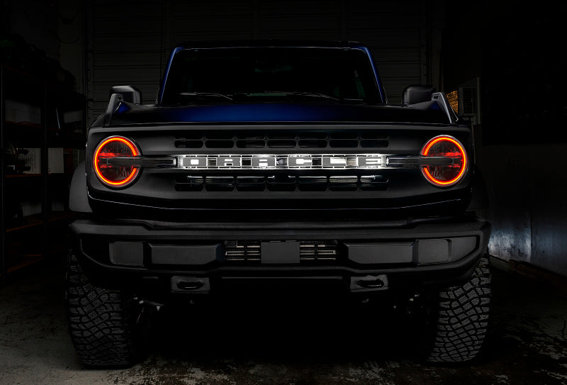 Oracle 2021 Ford Bronco DRL Upgrade w/ Halo Kit - ColorSHIFT w/ BC1 Controller - Mammoth Racing -