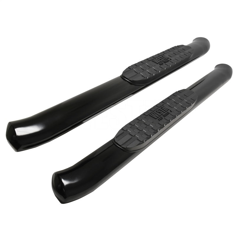 Westin 21-22 Ford Bronco (2-Door) PRO TRAXX 4 Oval Nerf Step Bars - Textured Black - Mammoth Racing -
