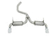 Gibson 14-21 Jeep Cherokee 3.2l 2.5in/2.25in Black Elite Cat-Back Dual Split Exhaust - Stainless - Mammoth Racing -