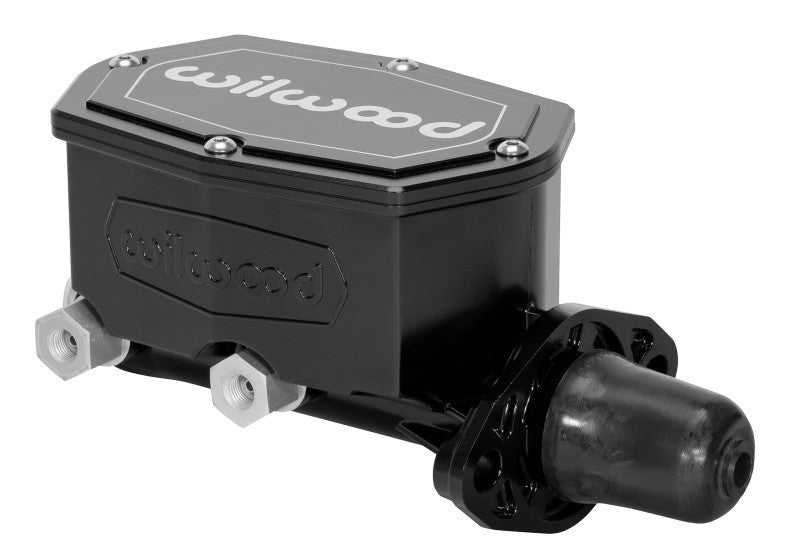 Wilwood Compact Tandem Master Cylinder - 1in Bore - w/Pushrod (Black) - My Store