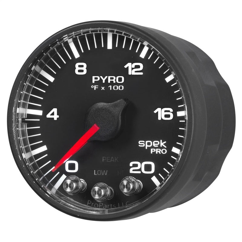 Autometer Spek-Pro 52.4mm 0-2000f Digital Stepper Motor Pyrometer Gauge - My Store