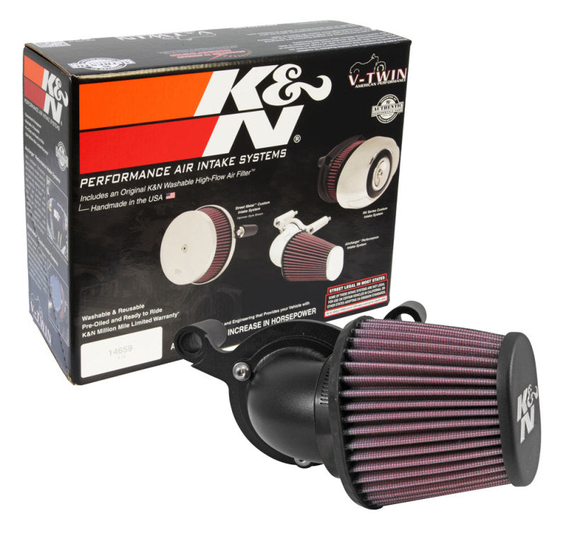 K&N 08-17 Harley Davidson Touring V-Twin Performance Intake - Mammoth Racing -