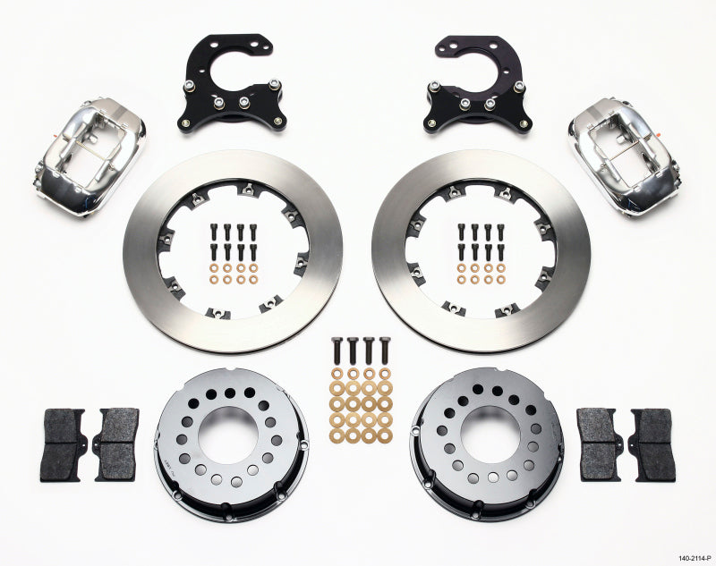 Wilwood Forged Dynalite P/S Rear Kit Polished Big Ford 2.54in Offset - My Store