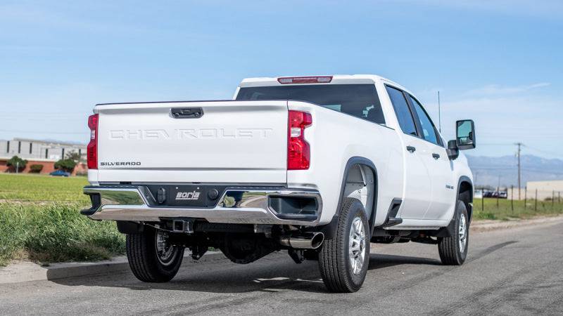 Borla 20-22 Chevrolet/GMC Silverado/Sierra 6.6L T-304 SS Cat-Back S-Type Exhaust - Brushed - Mammoth Racing -