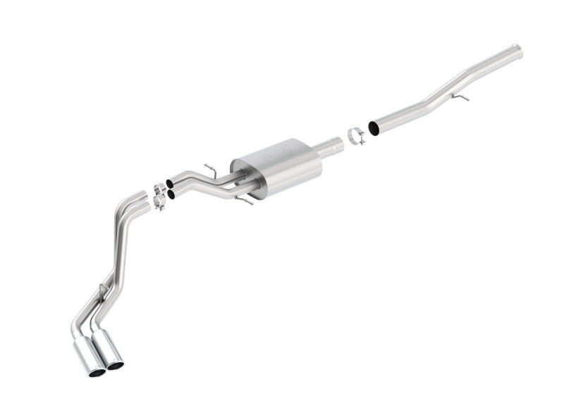 Borla 14 Silv/Sierra 1500 EC Std/CC Short 143.5in WB ATAK Dual Rolled Side Exit Cat-Back Exhaust - My Store