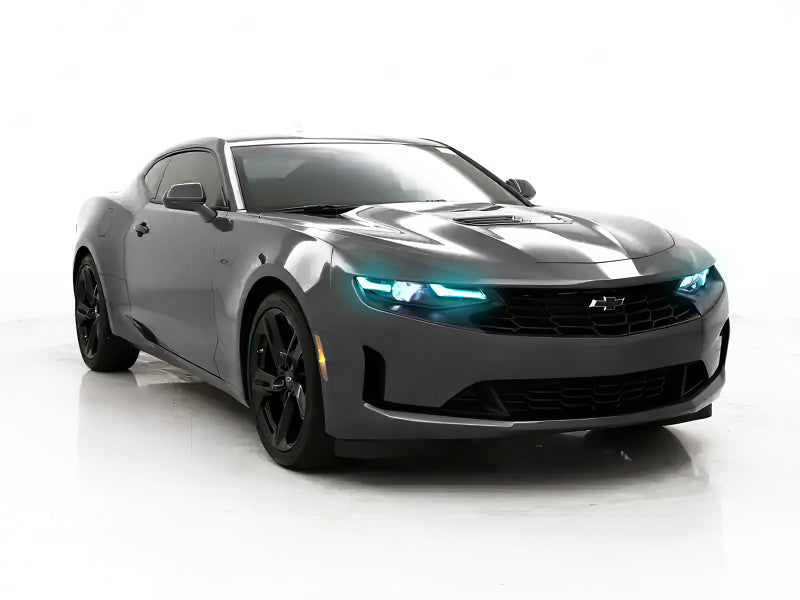 Oracle 19-21 Chevy Camaro LS/LT RGB+A Headlight DRL Upgrade Kit - ColorSHIFT w/ BC1 Controller - Mammoth Racing -