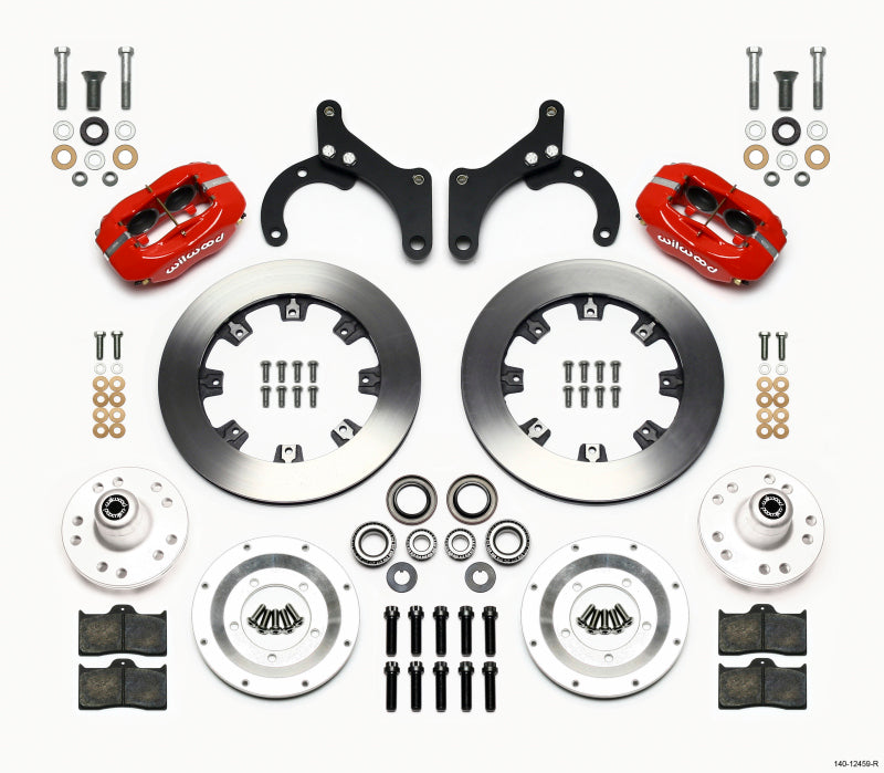 Wilwood Forged Dynalite Front Kit 12.19in Red 59-64 Chevy Impala / 63-64 Corvette - Mammoth Racing -
