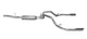 Gibson 10-13 GMC Sierra 1500 SLE 4.8l 2.25in Cat-Back Dual Split Exhaust - Stainless - Mammoth Racing -