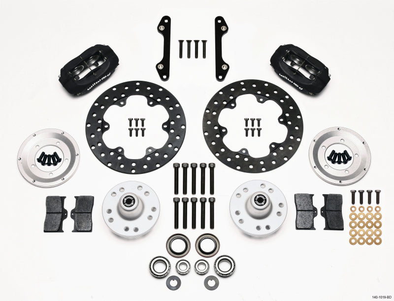 Wilwood Forged Dynalite Front Drag Kit Drilled Rotor 70-78 Camaro - Mammoth Racing -