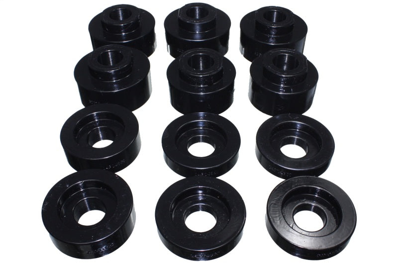Energy Suspension 08-16 Ford F-250/F-350/F-450/F-550 Super Duty STD/Super Cab Black Body Mount Set - My Store