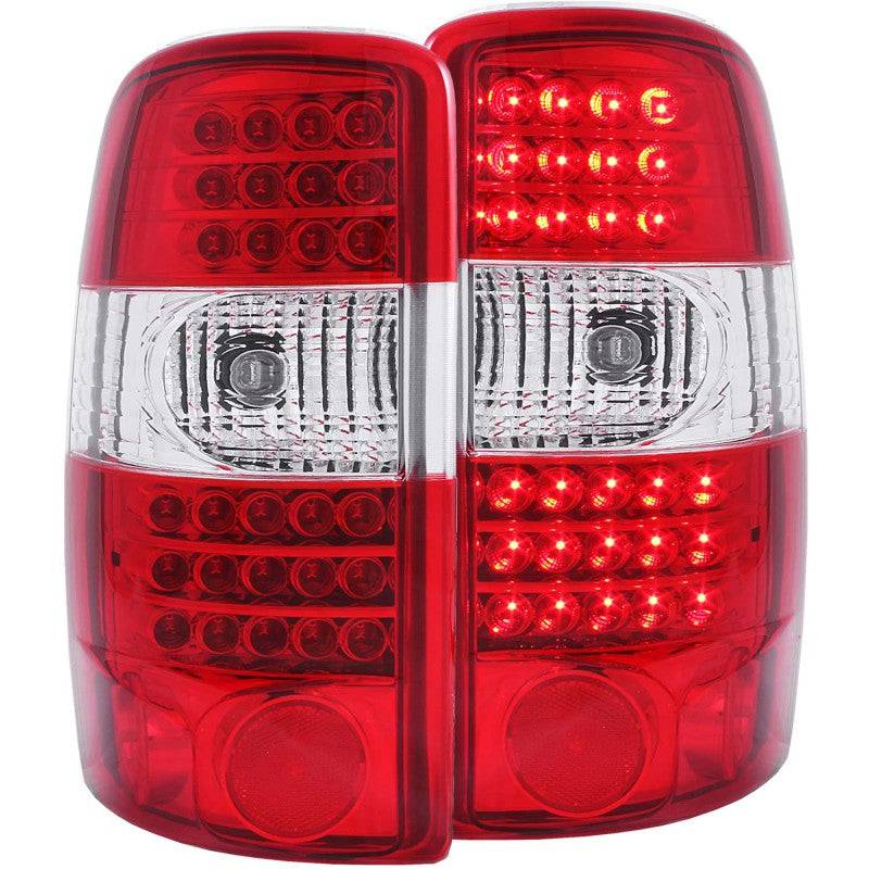 ANZO 2000-2006 Chevrolet Suburban LED Taillights Red/Clear G2 - My Store