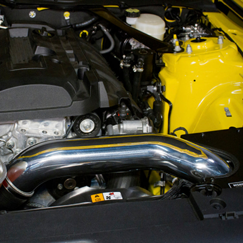 Mishimoto 2015 Ford Mustang Ecoboost Performance Intake - Wrinkle Black - Mammoth Racing -