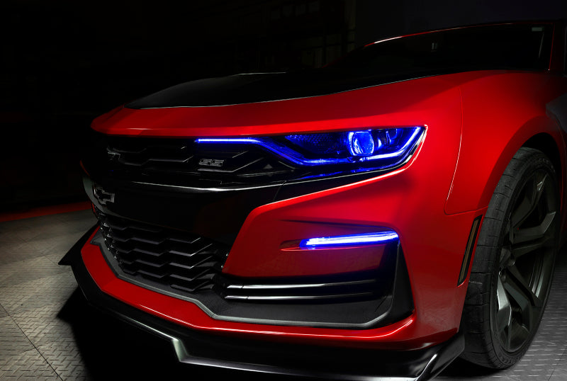 Oracle 19-21 Chevy Camaro SS/RS RGBW+A Headlight DRL Upgrade Kit - ColorSHIFT w/ BC1 Controller - Mammoth Racing -