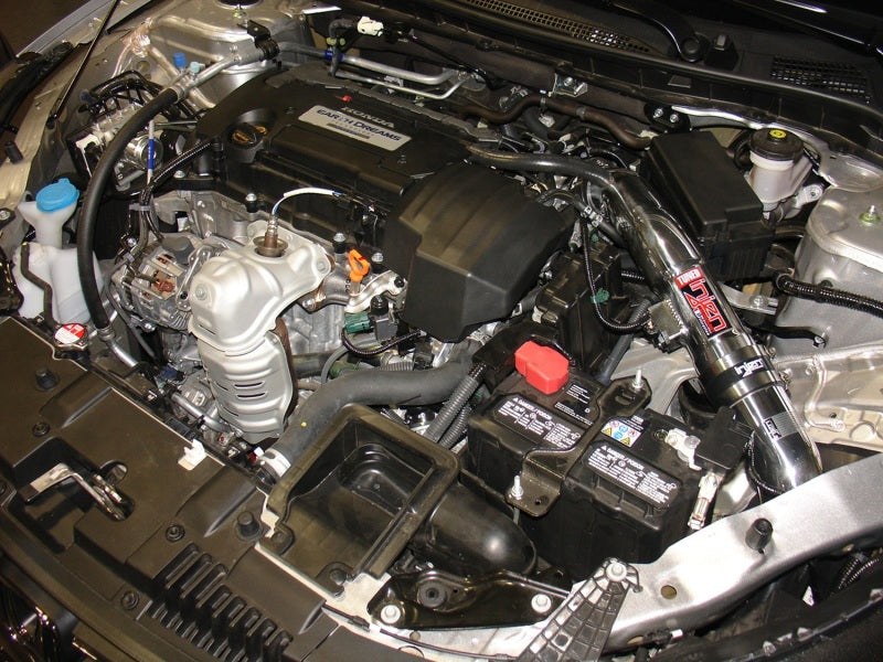 Injen 13-17 Honda Accord 2.4L 4cyl Black Cold Air Intake w/ MR Tech & Air Fusion (Converts to SRI) - Mammoth Racing -