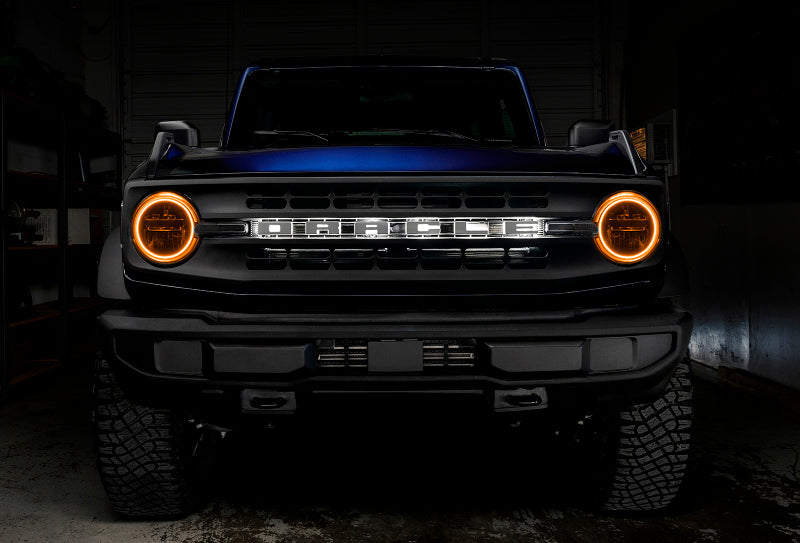 Oracle 2021 Ford Bronco Base Headlight LED Halo Kit - ColorSHIFT - w/ BC1 Controller - Mammoth Racing -
