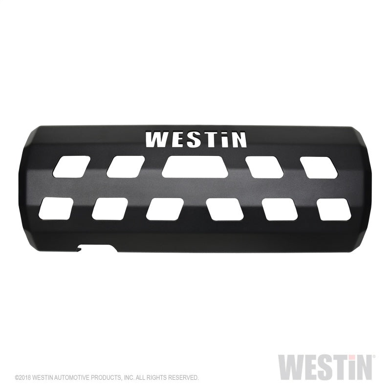 Westin 18-22 Jeep Wrangler JL (Excl. 4xe) Muffler Skid Plate - Tex. Blk - Mammoth Racing -