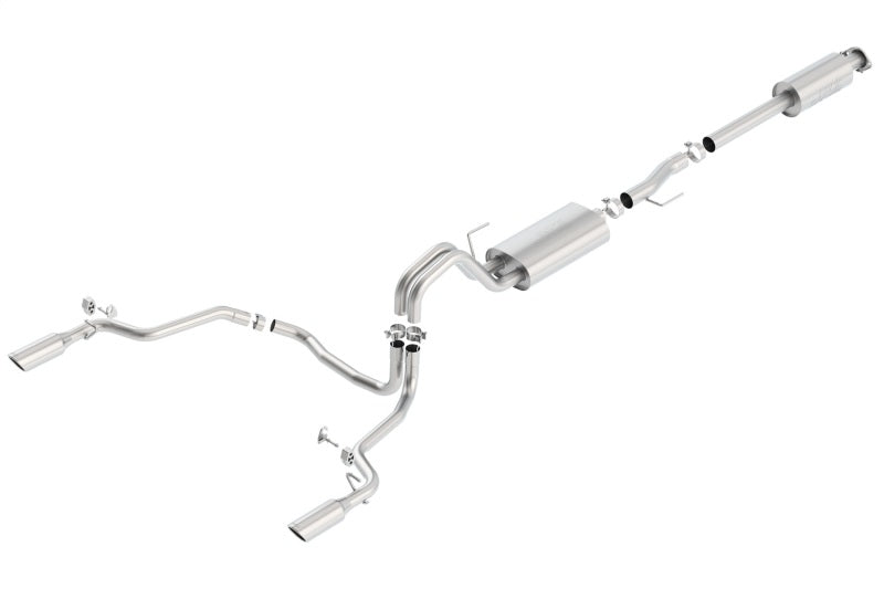 Borla 15-16 Ford F-150 3.5L EcoBoost Ext. Cab Std. Bed Catback Exhaust S-Type Single Split Rear Exit - My Store