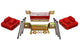 Energy Suspension 88-94 GM Blazer 4WD K Series Red Motor and Transmision Mounts; Zinc Finish - My Store