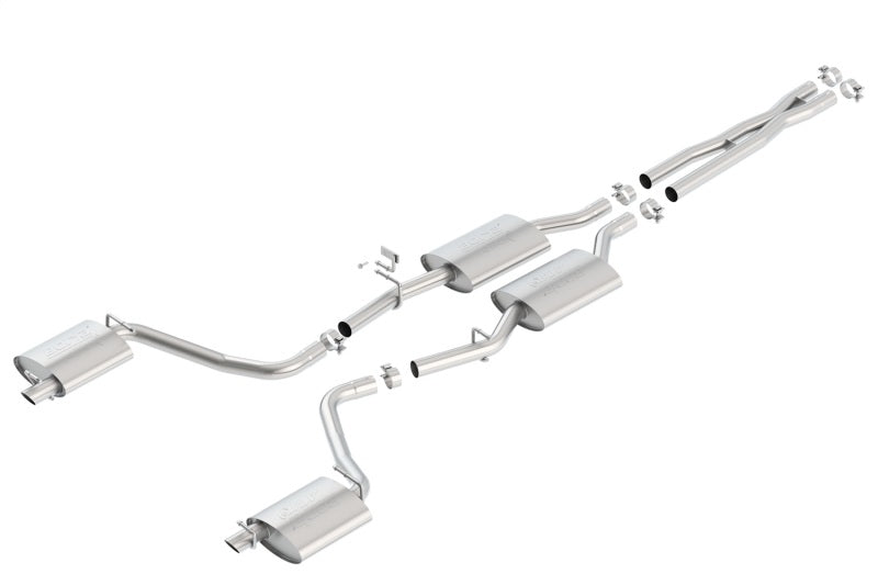 Borla 15-16 Dodge Charger 3.6L V6 ATAK Cat Back Exhaust (Uses Factory Valence) - My Store
