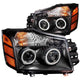 ANZO 2004-2007 Nissan Armada Projector Headlights w/ Halo Black (CCFL) - My Store