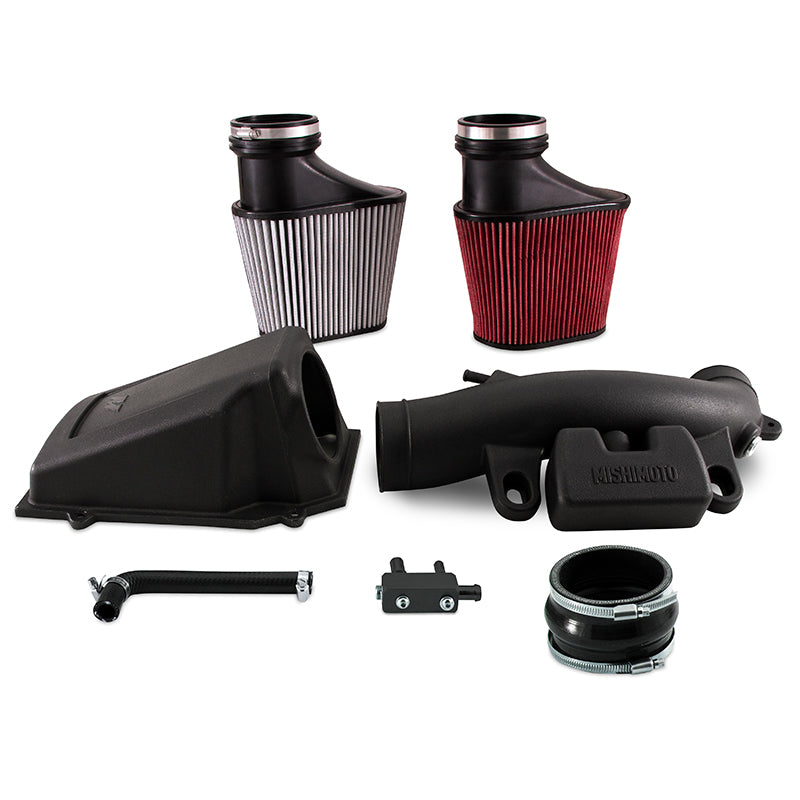Mishimoto 2018+ Jeep Wrangler JL 2.0T Air Intake w/ Dry Washable Filter - Mammoth Racing -