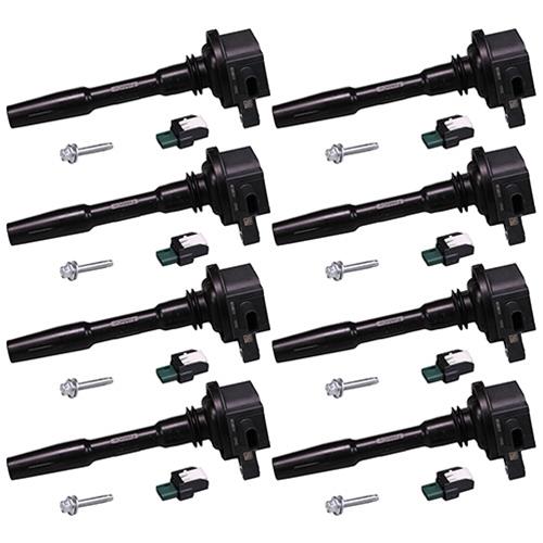 Ford Racing 5.0L/5.2L Hi-Energy Engine Ignition Coils - Set Of 8 - Mammoth Racing -
