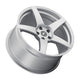 Forgestar CF5 20x9 / 5x114.3 BP / Et35 / 6.4in BS Gloss Silver Wheel - Mammoth Racing -