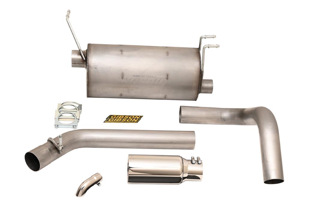 Gibson 16-22 Ford F53 Chassis 6.8l / 7.3l 3.5in Cat-Back Single Exhaust - Stainless - Mammoth Racing -