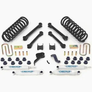 Fabtech 07-14 GM K1500 SUV w/o Autoride 6in Rear Coil Spring Kit - Mammoth Racing -