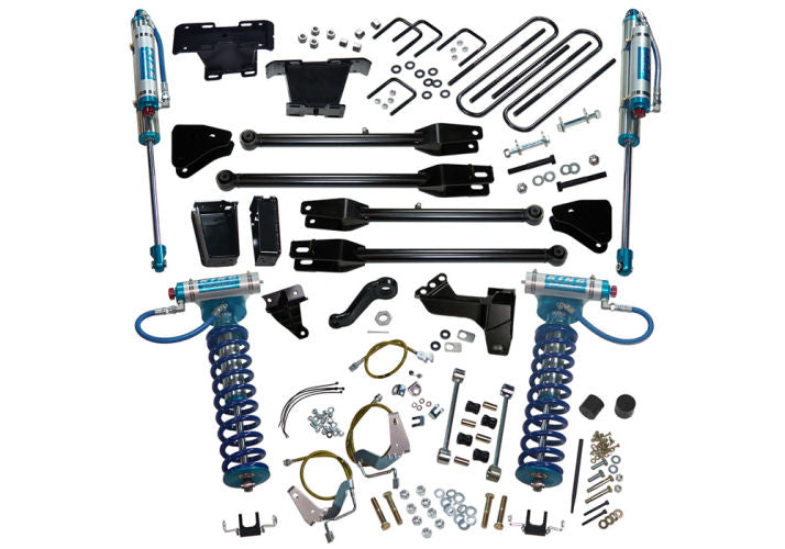 Superlift 08-10 Ford F-250/F-350 SuperDuty 4WD 6in Lift Kit w/ 4-Link Conversion & Bilstein Shocks - Mammoth Racing -