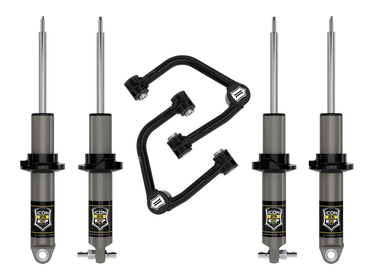 2021+ Ford Bronco Hoss 2.0 Pkg Stage 2 Suspension System Tubular UCA (2- 3in Lift) - Mammoth Racing -