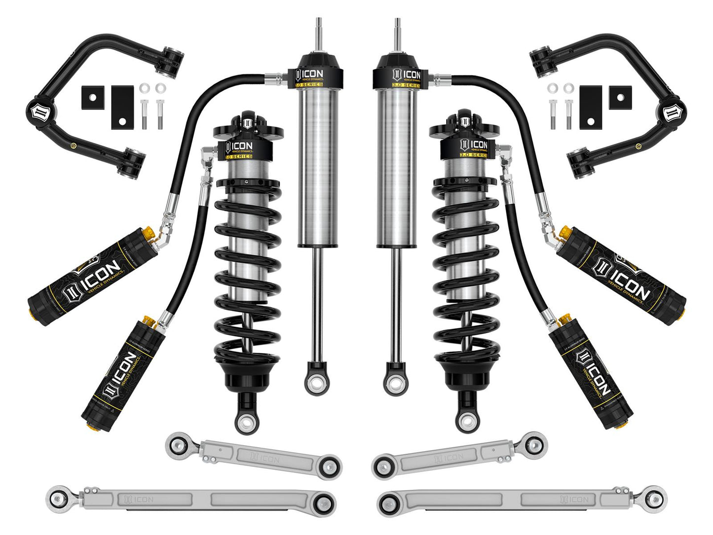 Icon 2021 Ford F150 2WD 0-3in Stage 2 Suspension System w Tubular UCA - Mammoth Racing -