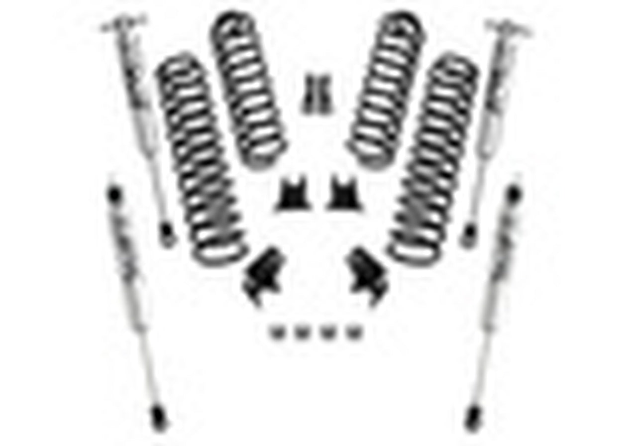 Superlift 07-18 Jeep Wrangler JK Unlimited 4 Door 2.5in Lift Kit w/ Fox 2.0 Shocks - Mammoth Racing -