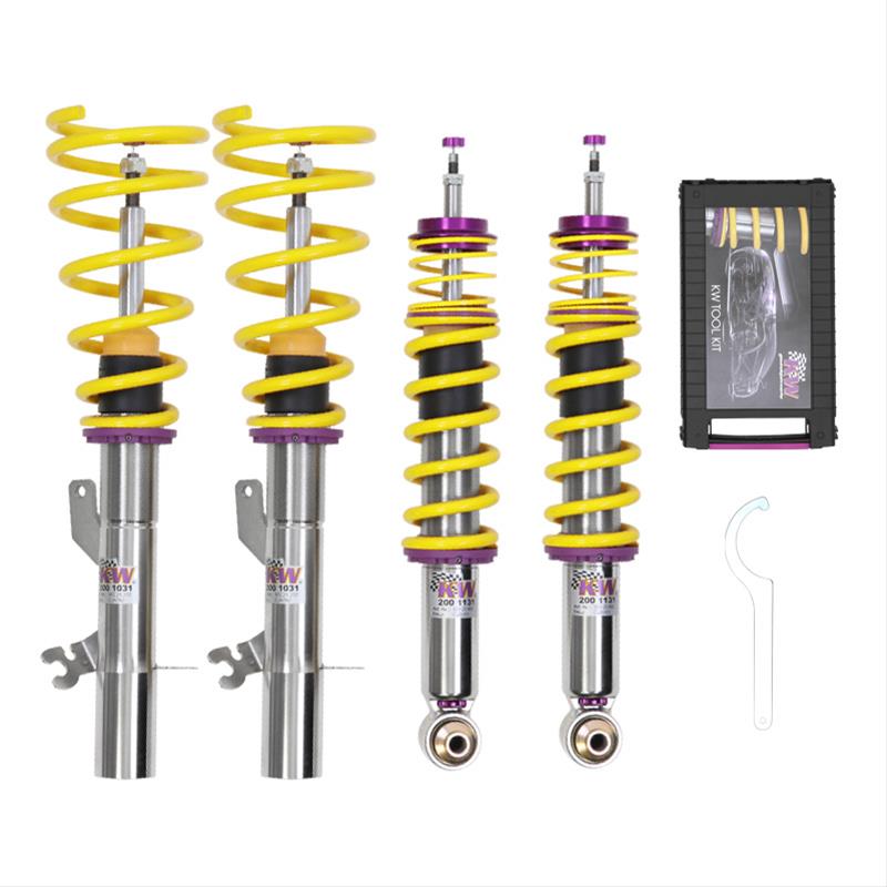 KW Coilover Kit V3 82-91 Mercedes-Benz S Class (C126) Coupe 2WD - Mammoth Racing -