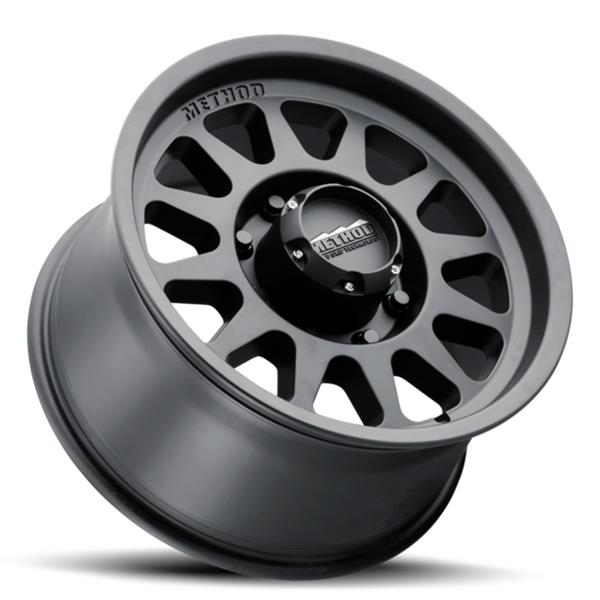 Method Mr704 HD 17x9 18mm Offset 8x170 130.81mm CB Matte Black Wheel - Mammoth Racing -