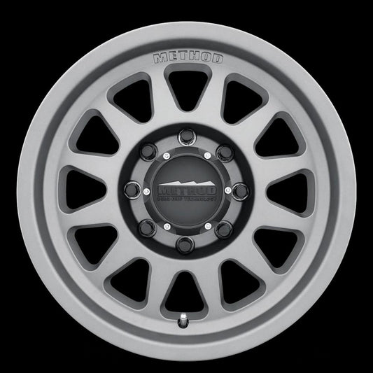 Method Mr704 HD 17x9 18mm Offset 8x170 130.81mm CB Titanium Wheel
