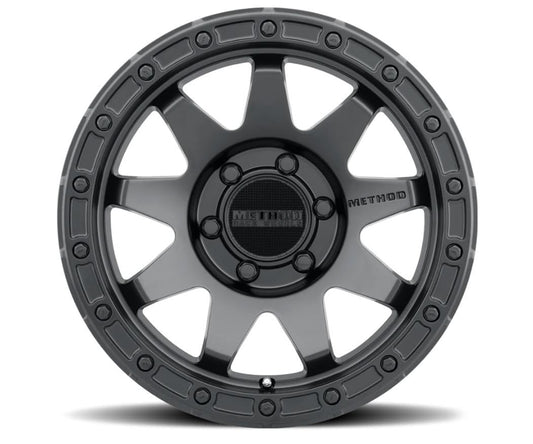 Method Mr317 17x9 -12mm Offset 5x5 71.50mm CB Matte Black Wheel