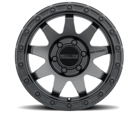 Method Mr317 17x9 -12mm Offset 5x5.5 108.00mm CB Matte Black Wheel