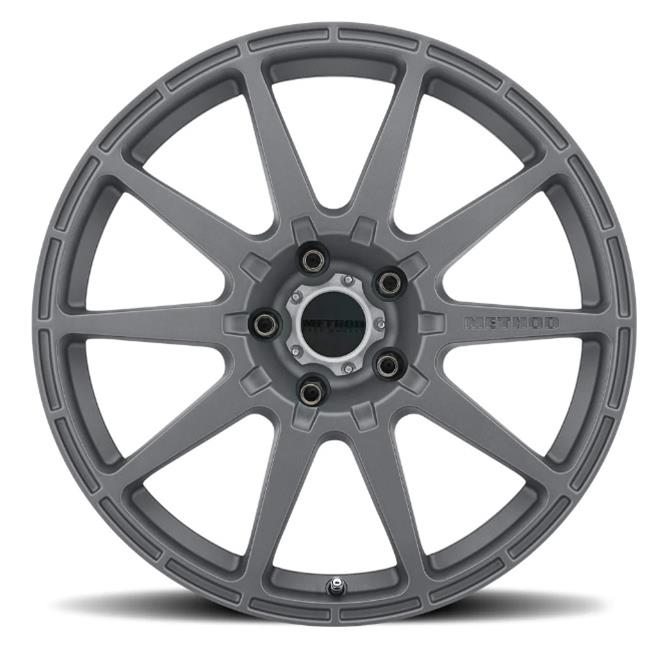 Method Mr501 Rally 17x8 +42mm Offset 5x4.5 67.1mm CB Titanium Wheel - Mammoth Racing -