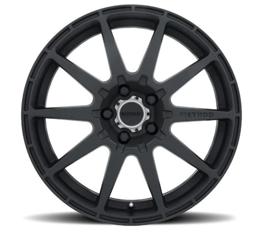 Method Mr501 Rally 17x8 +42mm Offset 5x108 63.4mm CB Matte Black Wheel