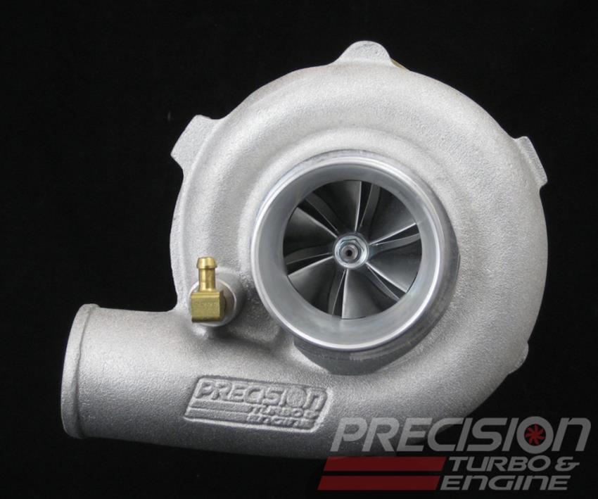Precision Turbo Pt6262 Cea Turbocharger, Ball Bearing & Ported S Cover - T4 Divided, 3-5/8" V-Band Discharge (0.84 A/R) - Mammoth Racing -